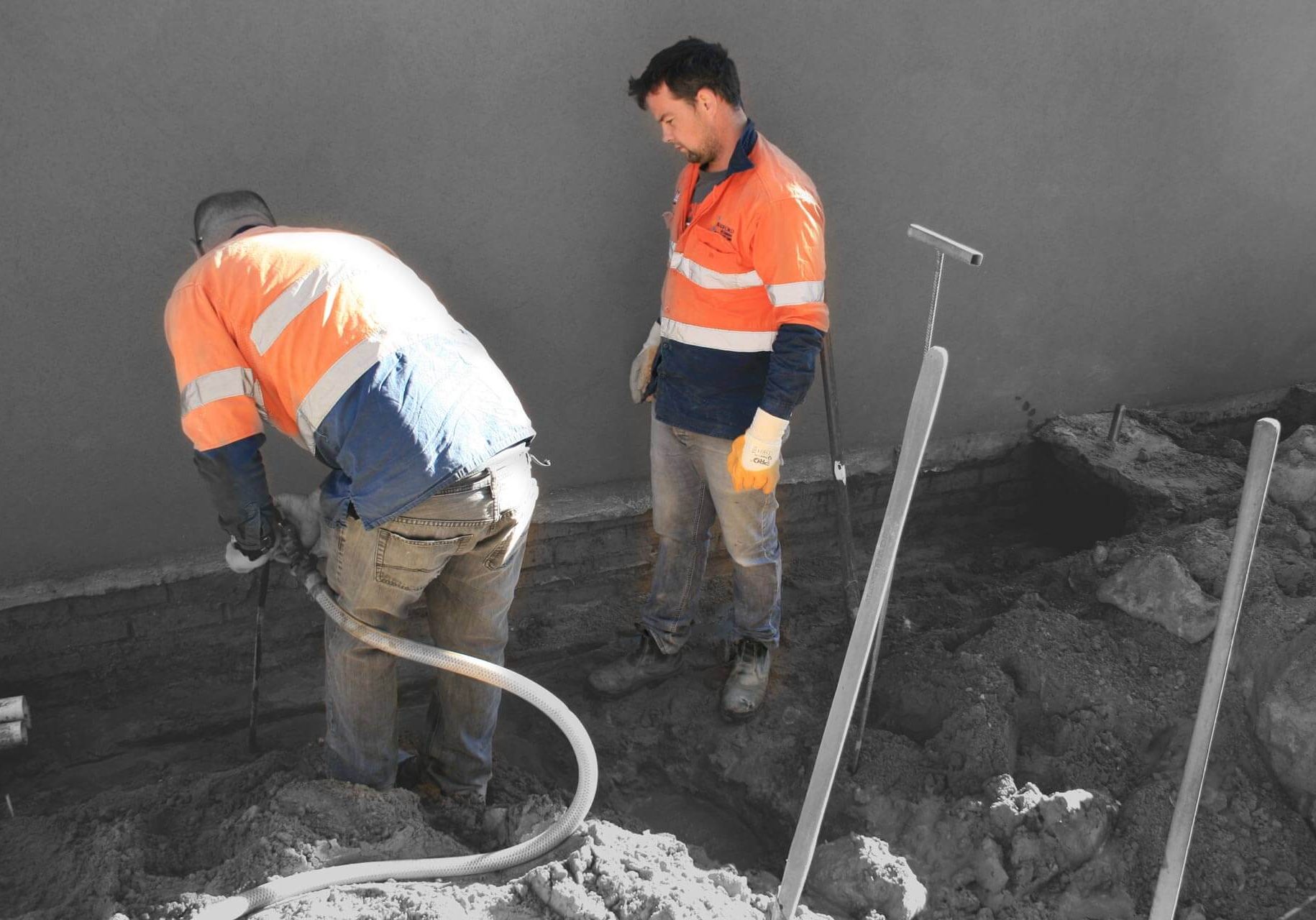 Grout-Injection