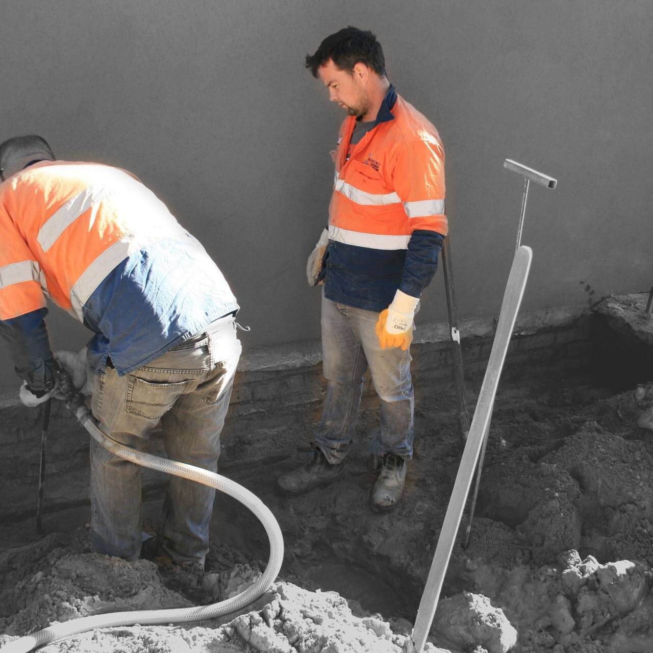 Grout-Injection